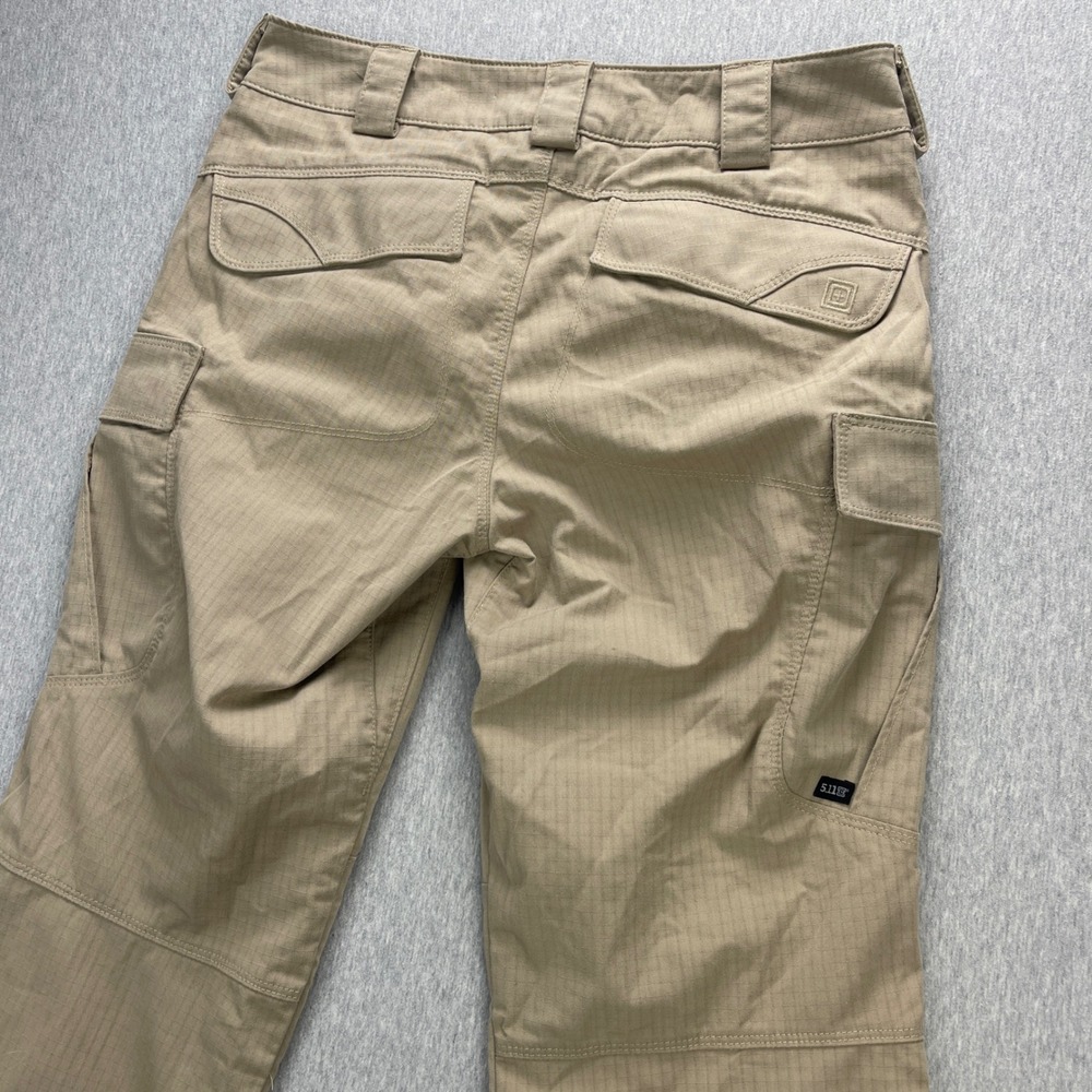 5.11 Tactical Pants Womens 4 Stryke Khaki Flex-Tac Ripstop 64386 EUC